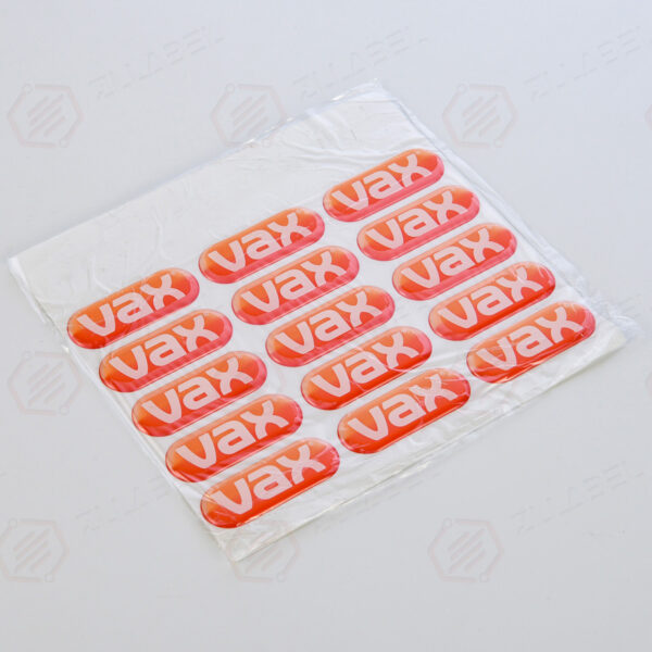 Domed Labels 0123